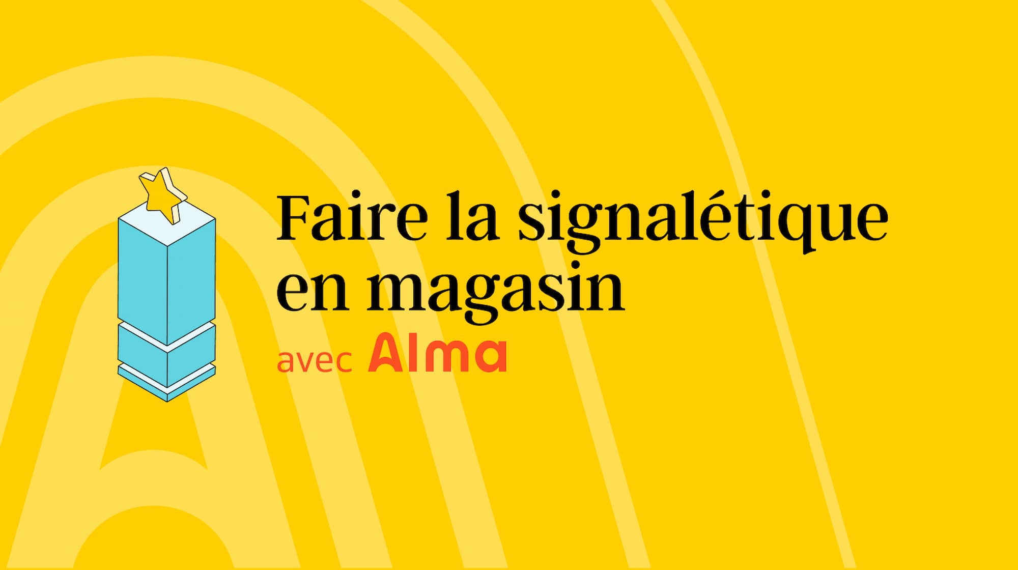 Image de couverture de la signalétique en magasin