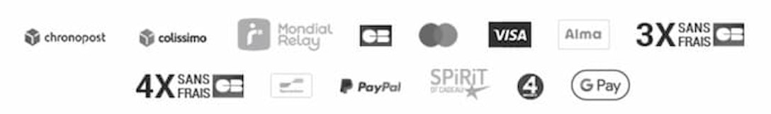 Mise en avant des badges de paiement sur le site Maty.com