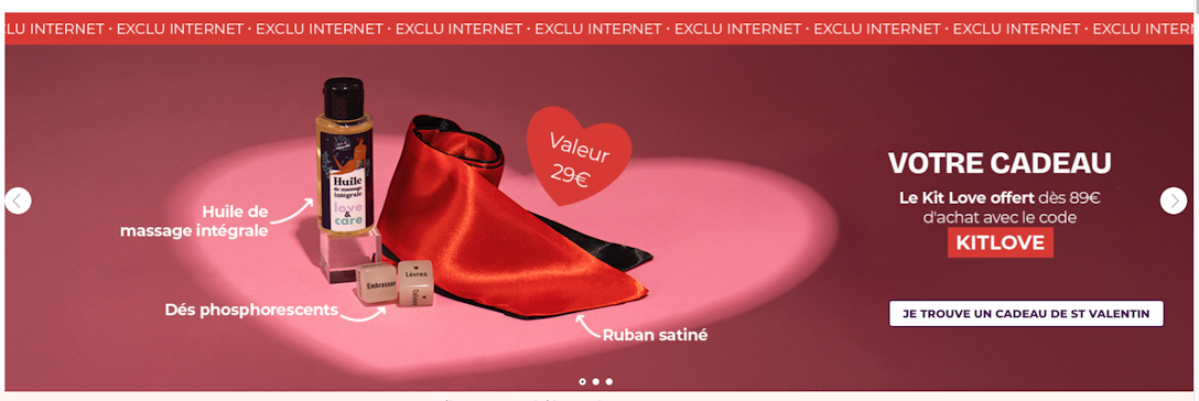 Bannière st valentin passage du desir