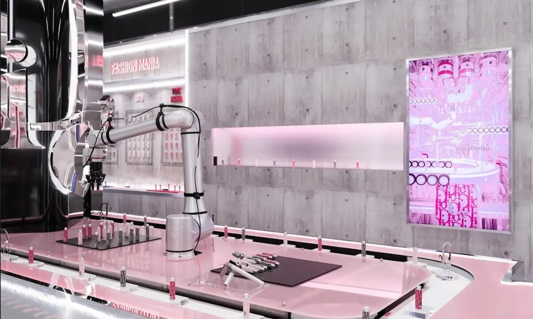 Pop-up store Dior Addict Factory et son usine de rouges à lèvres