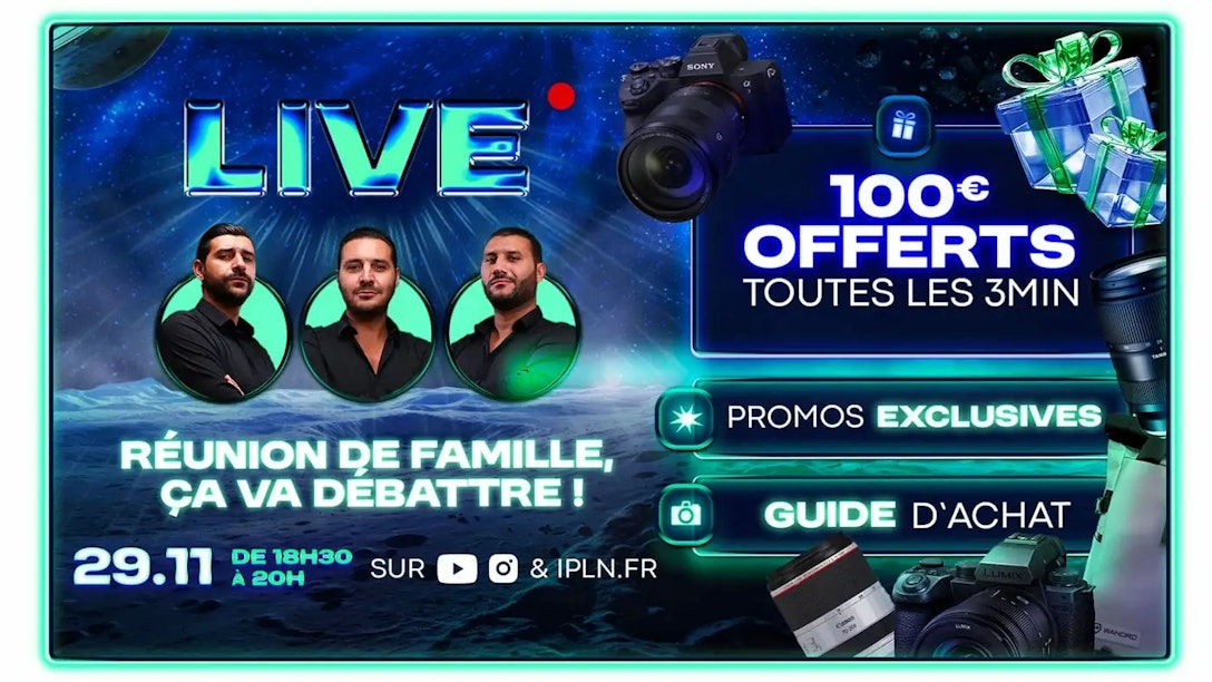 LIVE Black Friday proposé par IPLN.fr pour leur clientèle