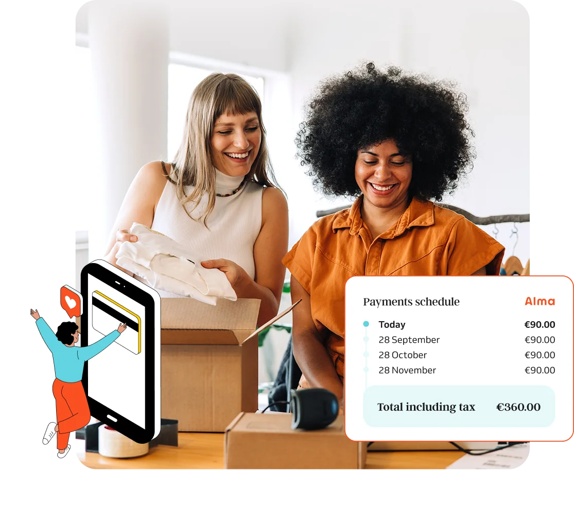 Payment in installments for e-commerce