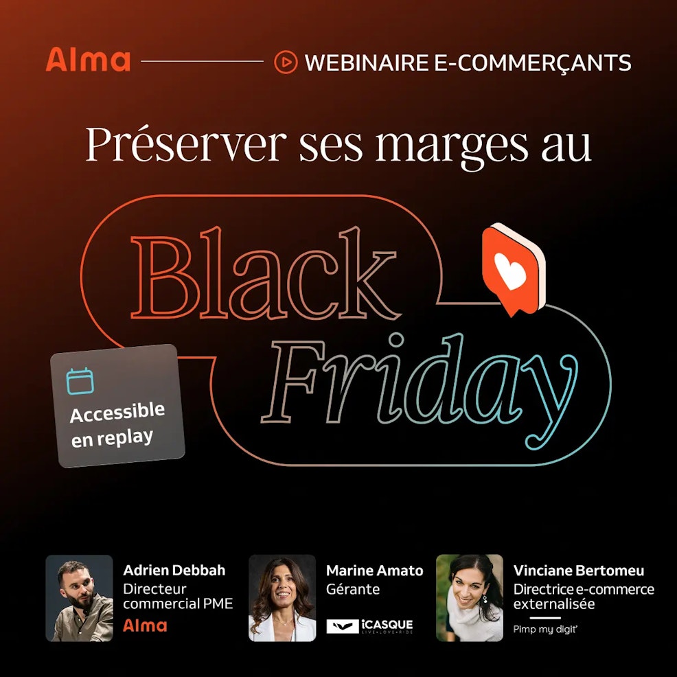 Webinaire pour les e-commerçants sur le Black Friday