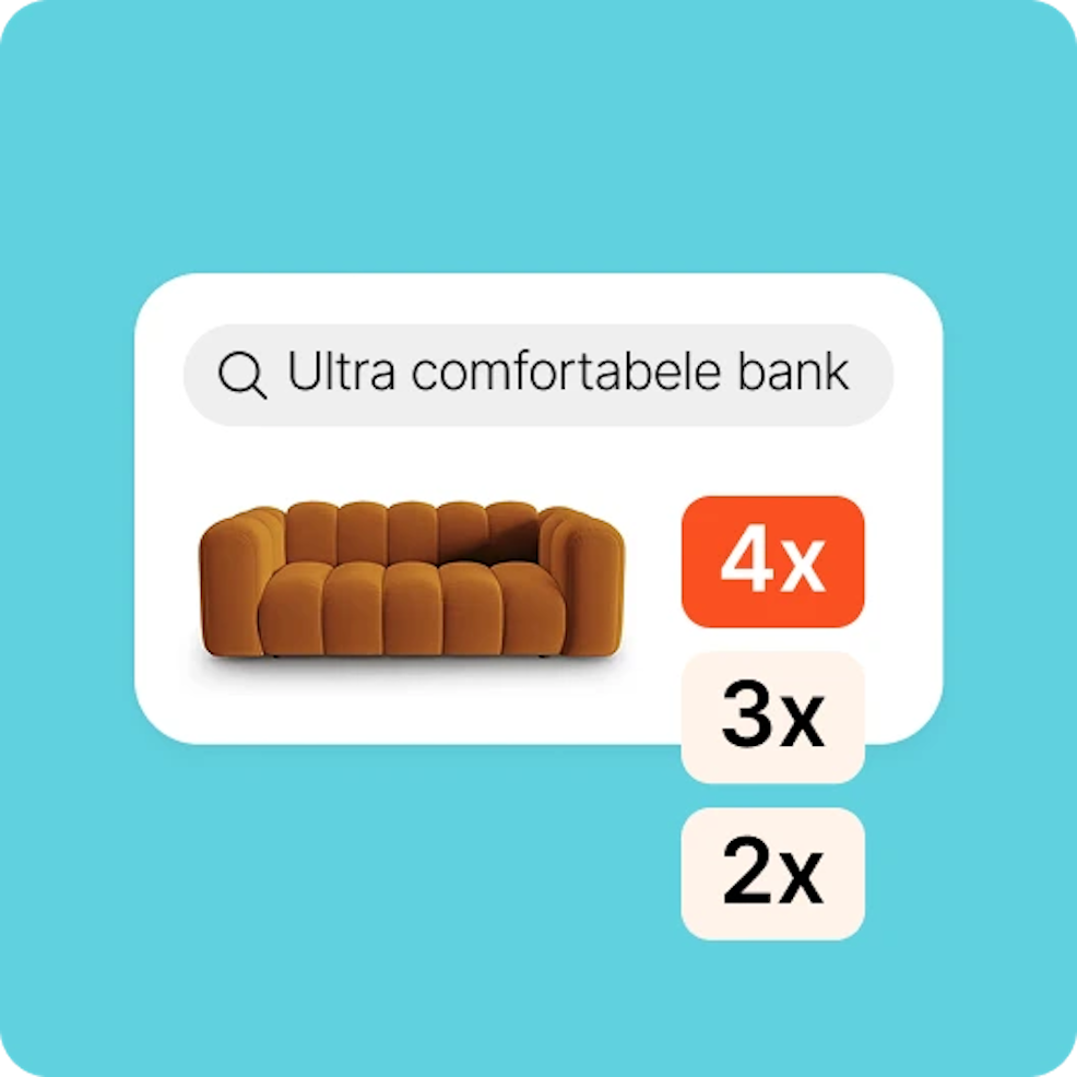 Eenvoudige en directe betaling in termijnen.