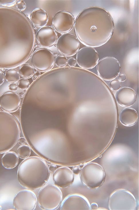 Aesthetic image of bubbles