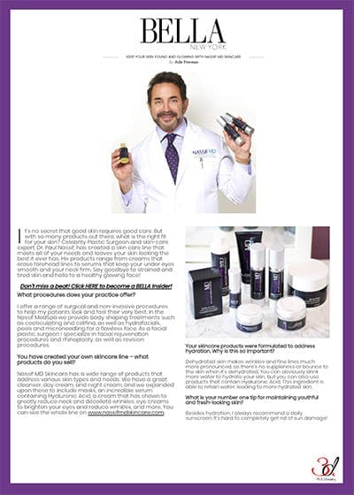 Keep Your Skin Young And Glowing With NassifMD® Skincare