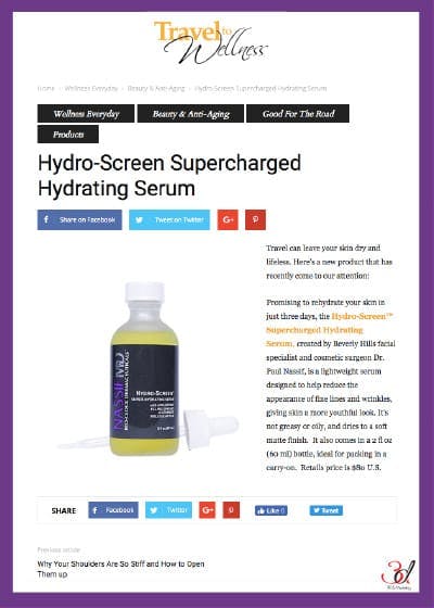 Hydro-Screen Supercharged Hydrating Serum