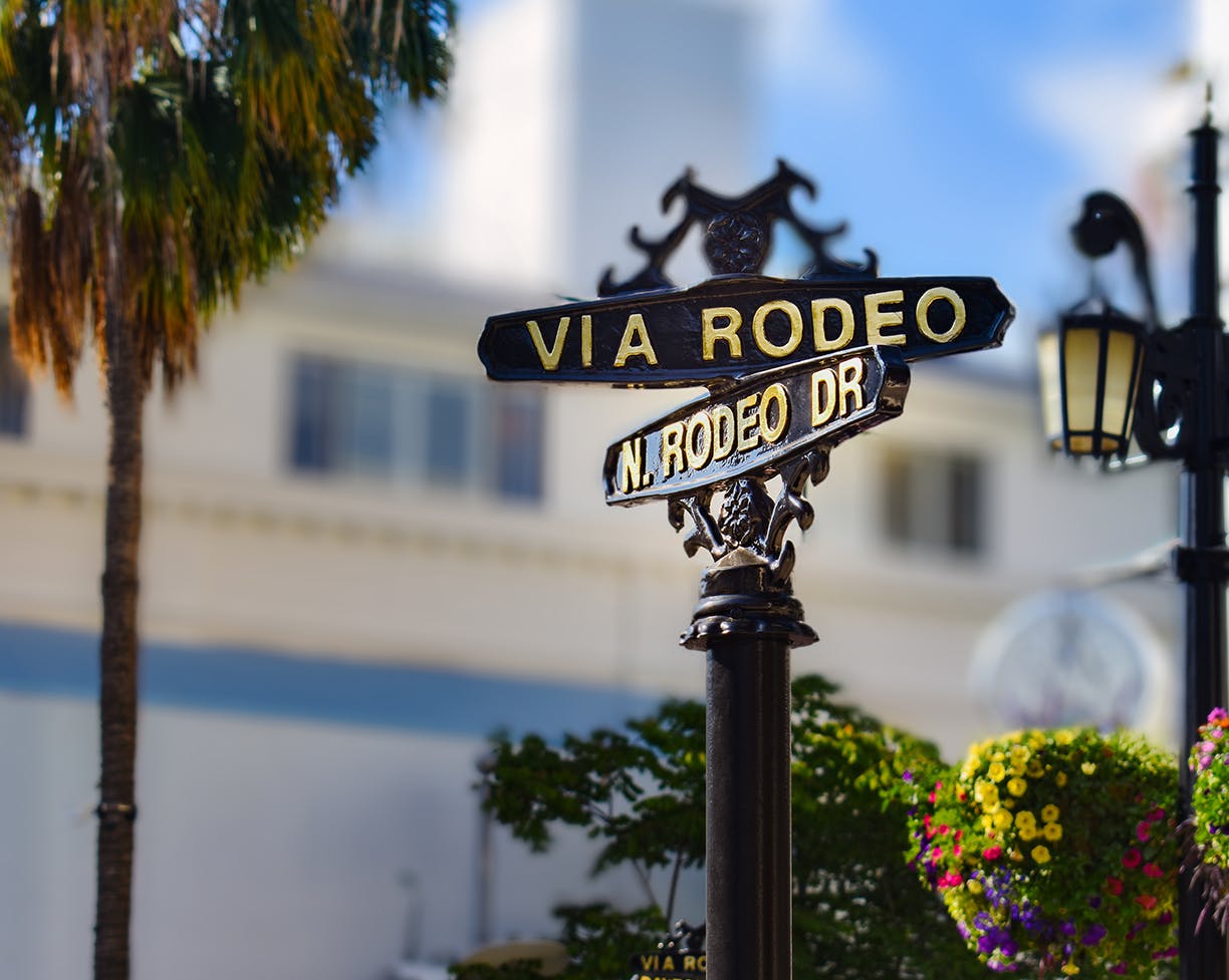 Beverly hills street sign