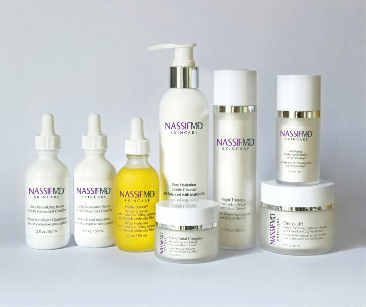 NassifMD skin products