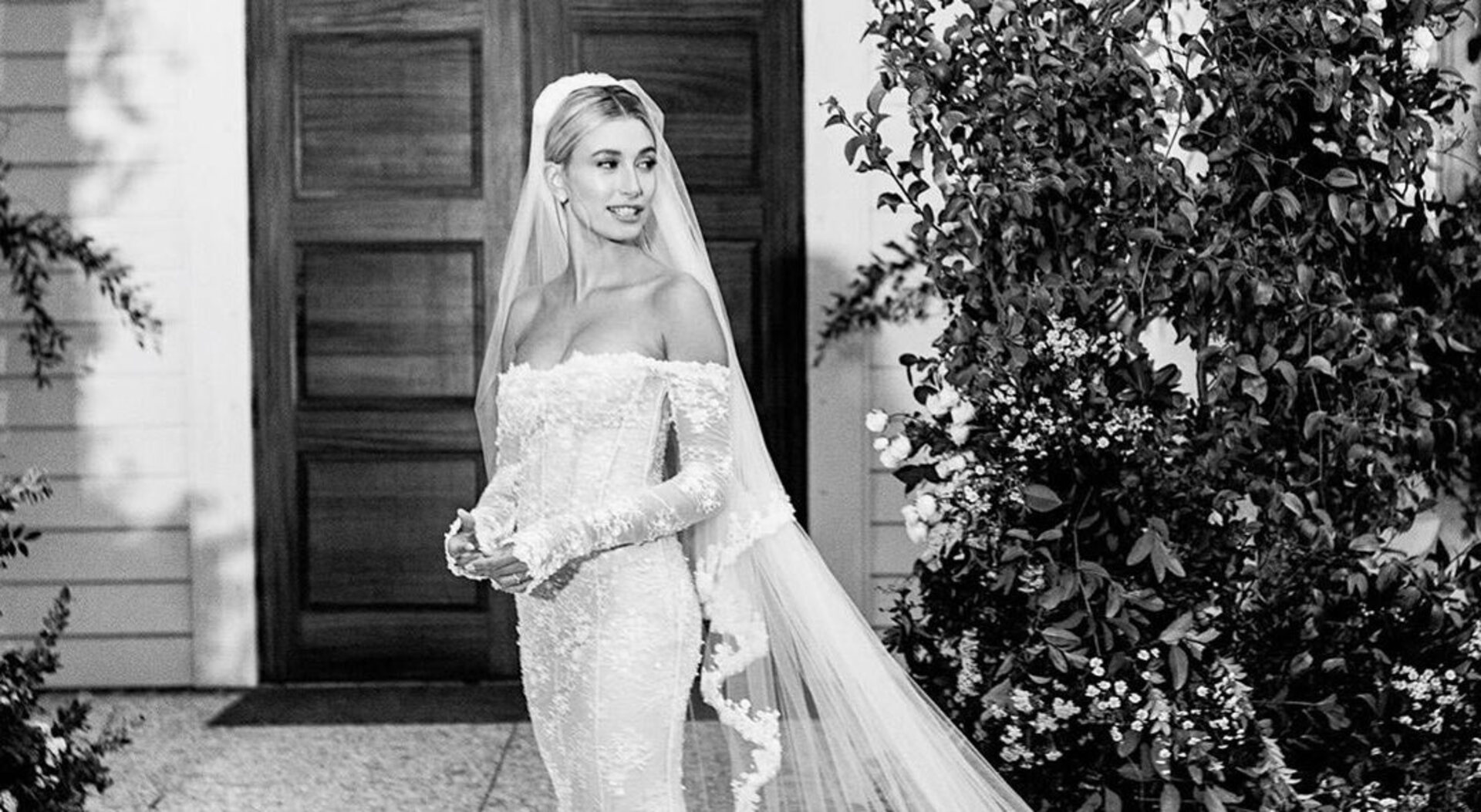 Personalised Lace: Hailey Bieber's OFF-White Wedding Dress