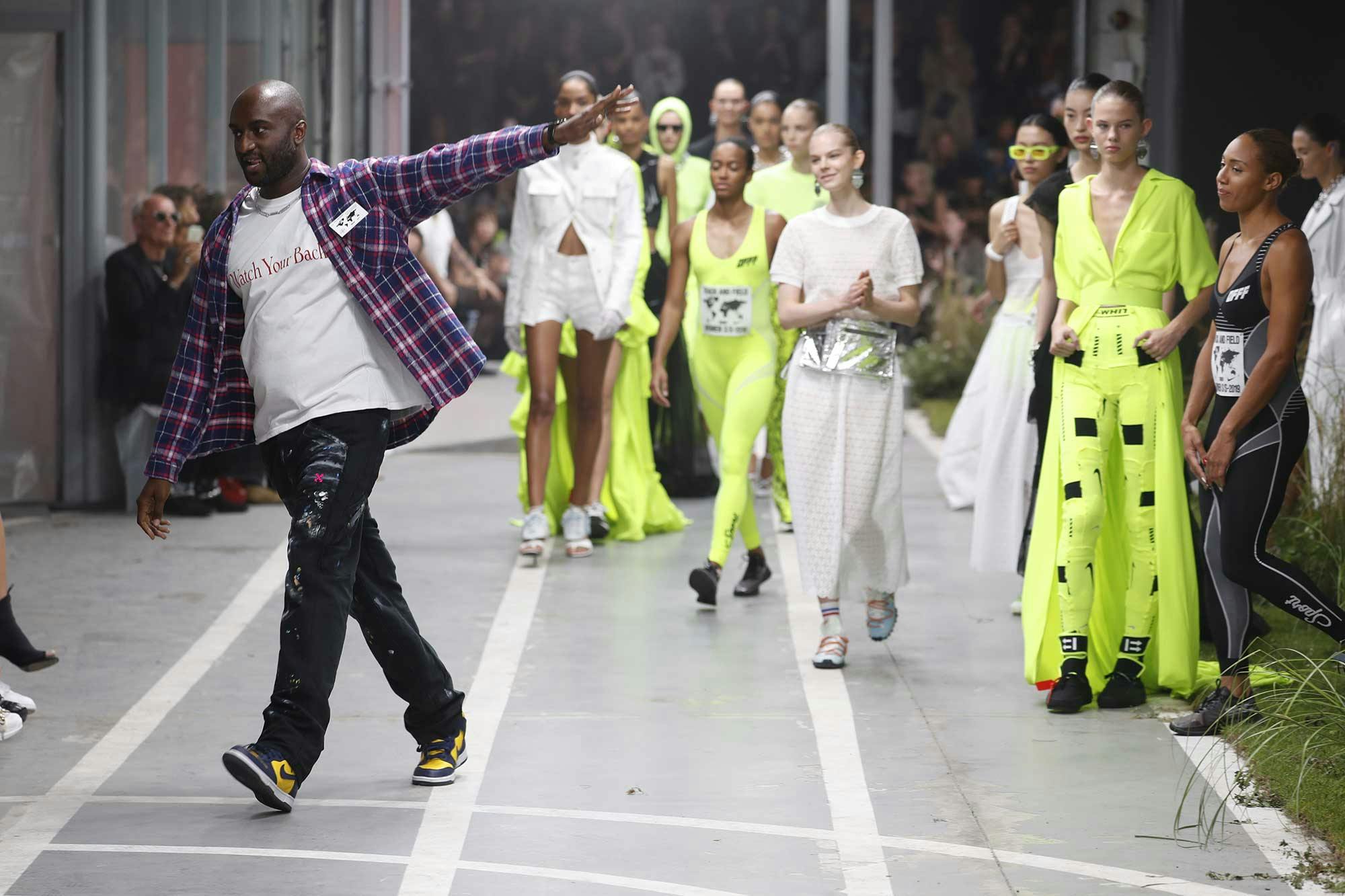 Virgil Abloh and his wife, Shannon