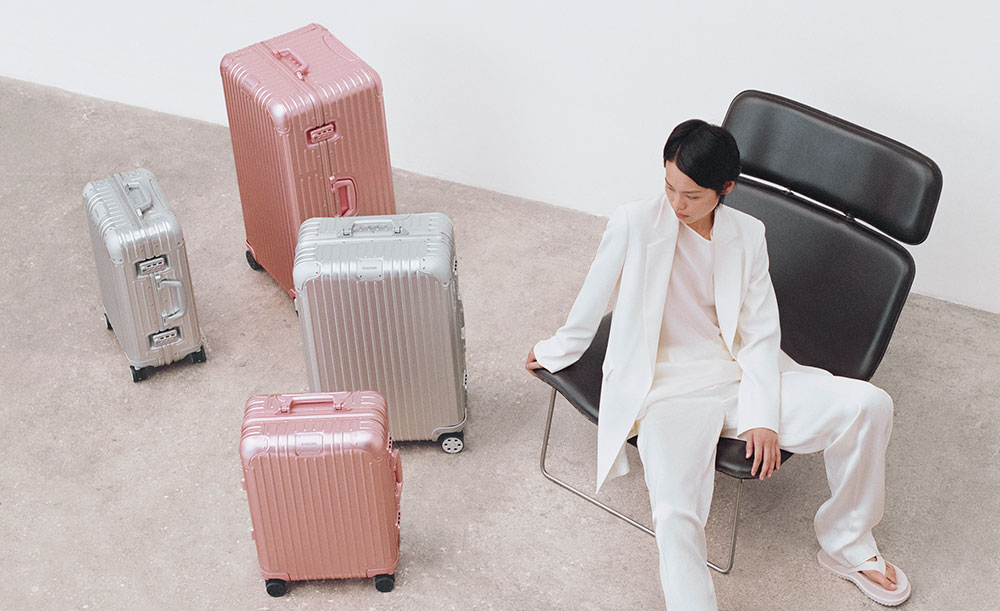 RIMOWA goes crystal clear and metallic pink in the latest RIMOWA goes crystal clear and metallic pink in the latest