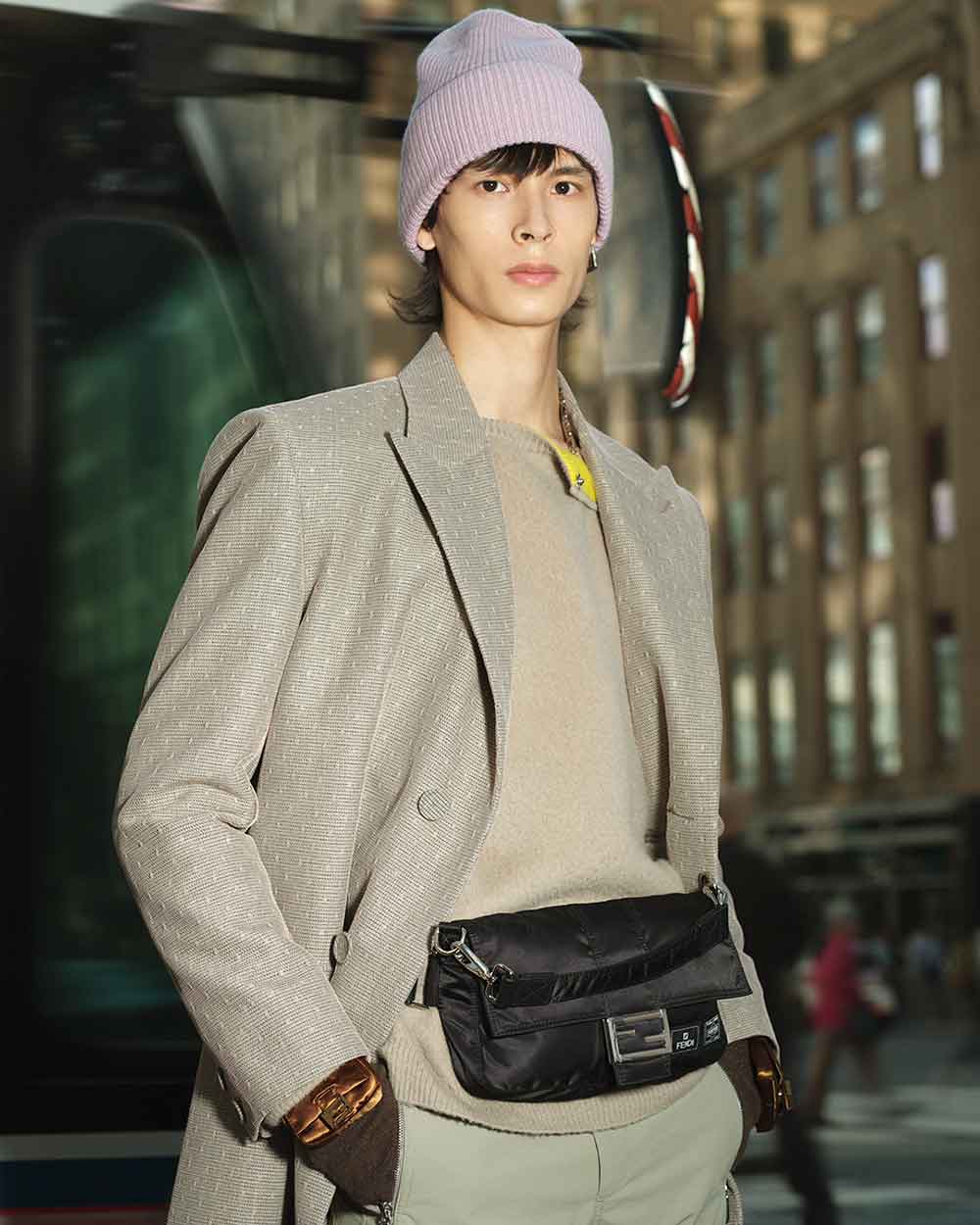 FENDI makes the baguette a men s item fancy a fanny pack