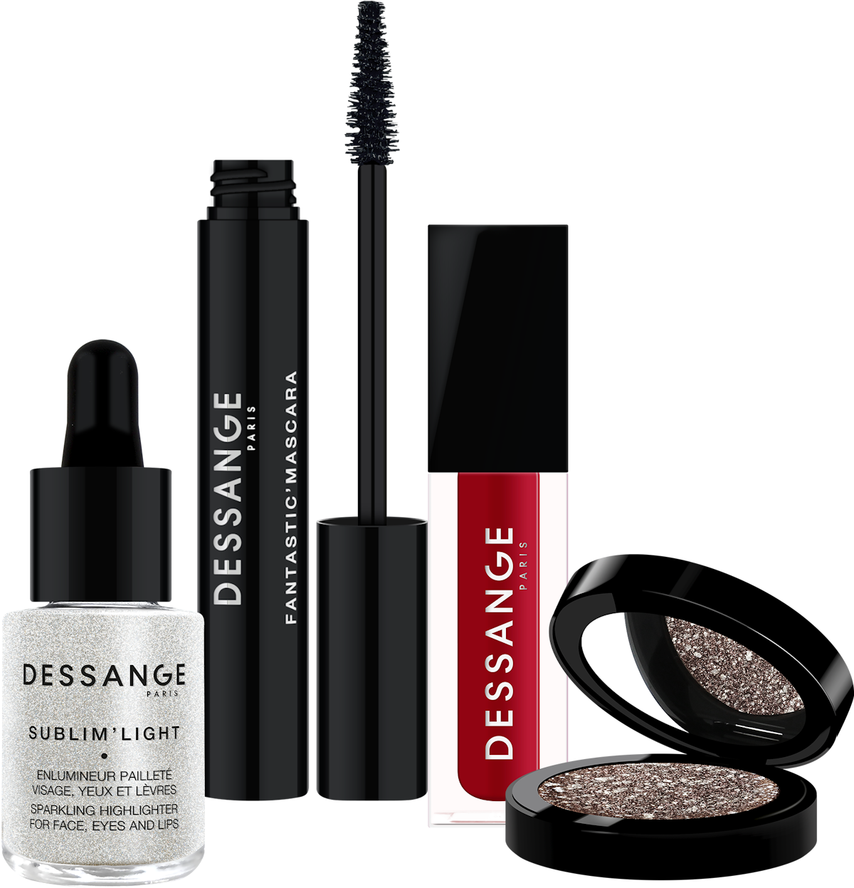 Dessange bedacht een volledige feestcollectie opgebouwd in slechts vier ...