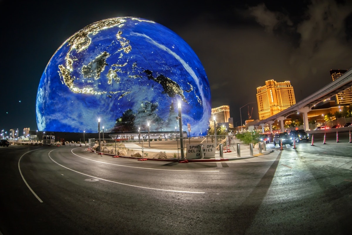 The Sphere The spectacular ball in Las Vegas