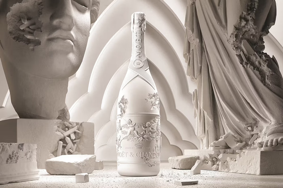 Daniel Arsham collaborates with Moët & Chandon to celebrate 280 years