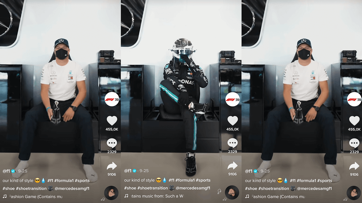 F1 TikTok account of the day