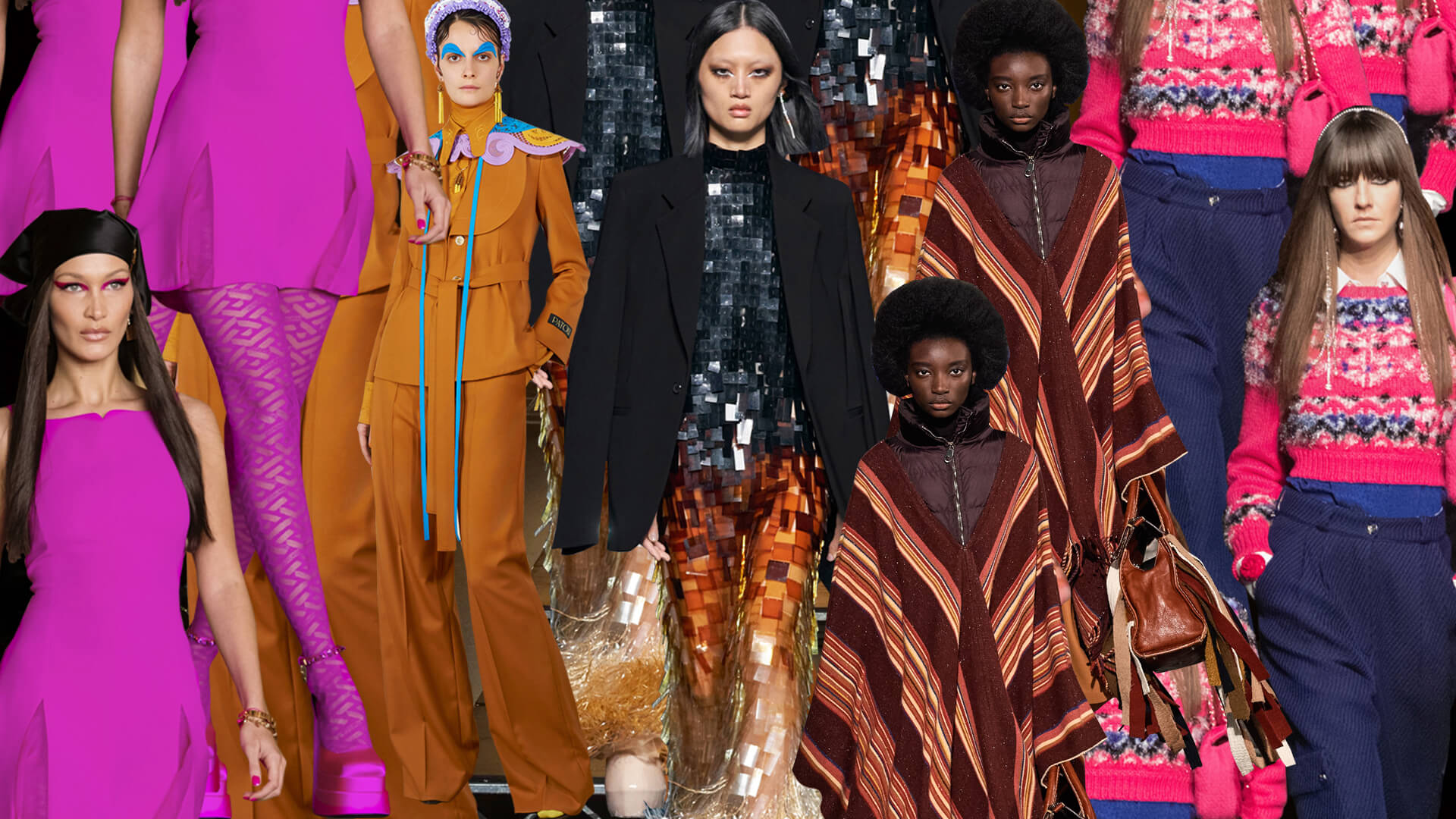 Fashionable 70s in modern collections