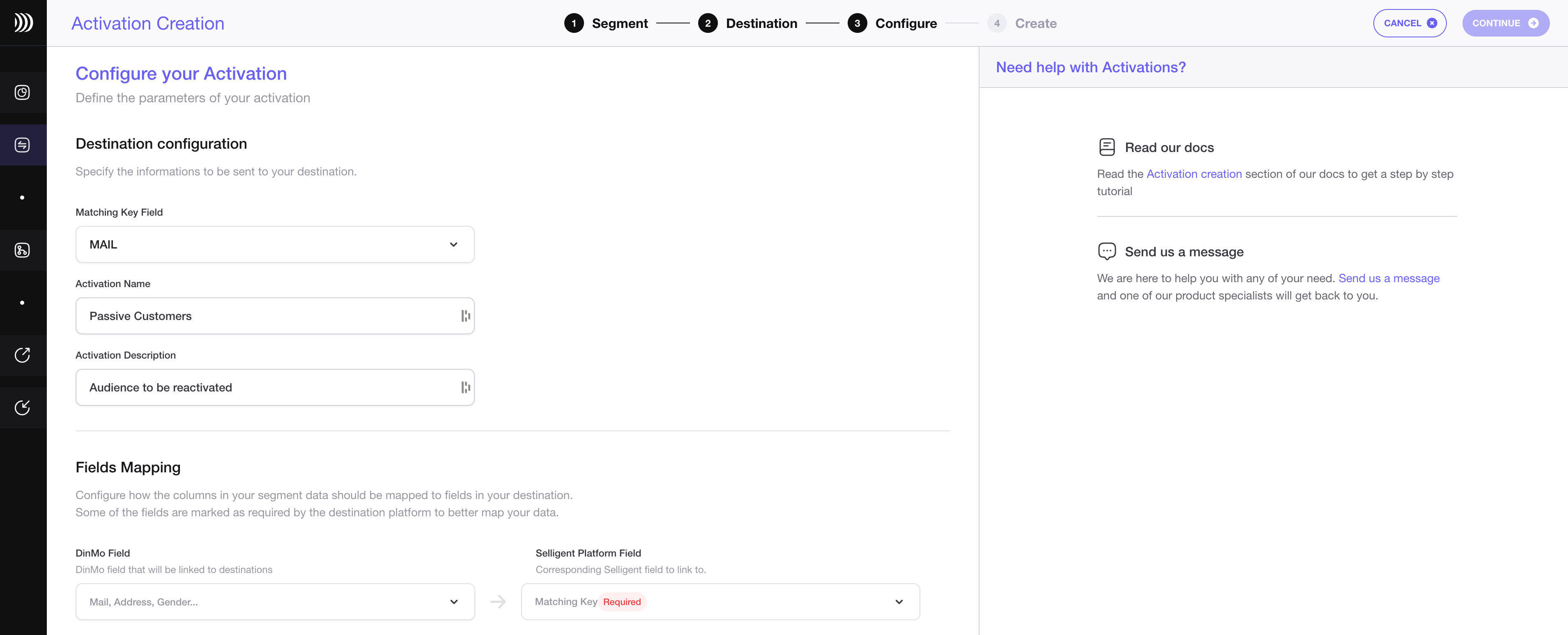Activate your Segment easily in Selligent with DinMo platform
