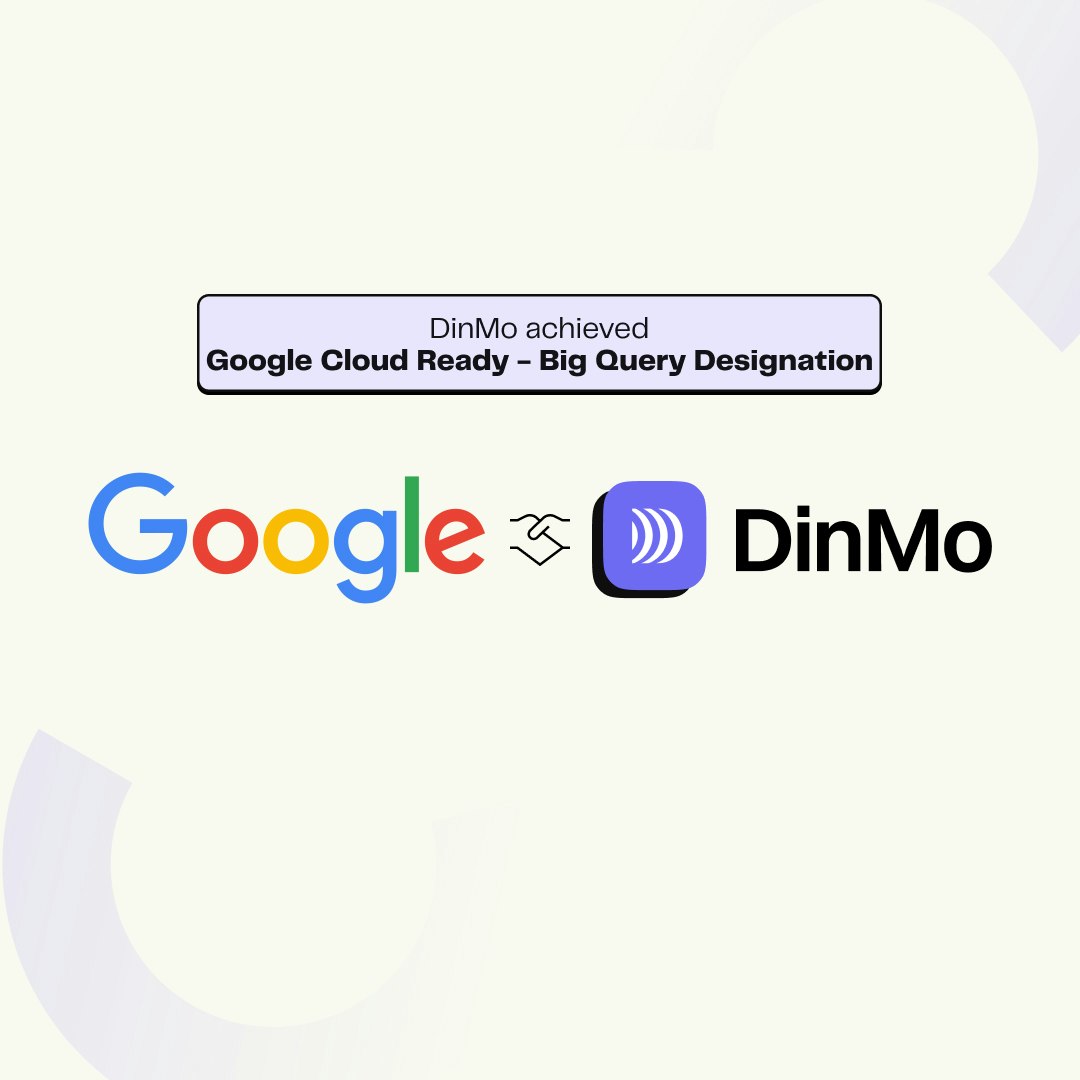 DinMo is now Google Cloud Ready - BigQuery certified