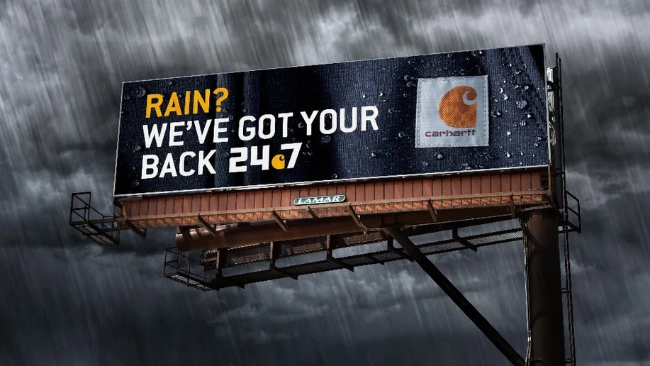 Rainy ads from Cahart