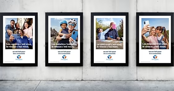 Campagne Bouygues Telecom "On est fait pour être ensemble"
