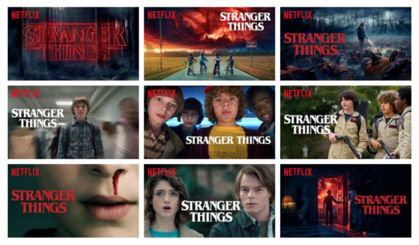Netflix : couvertures de Stranger Things