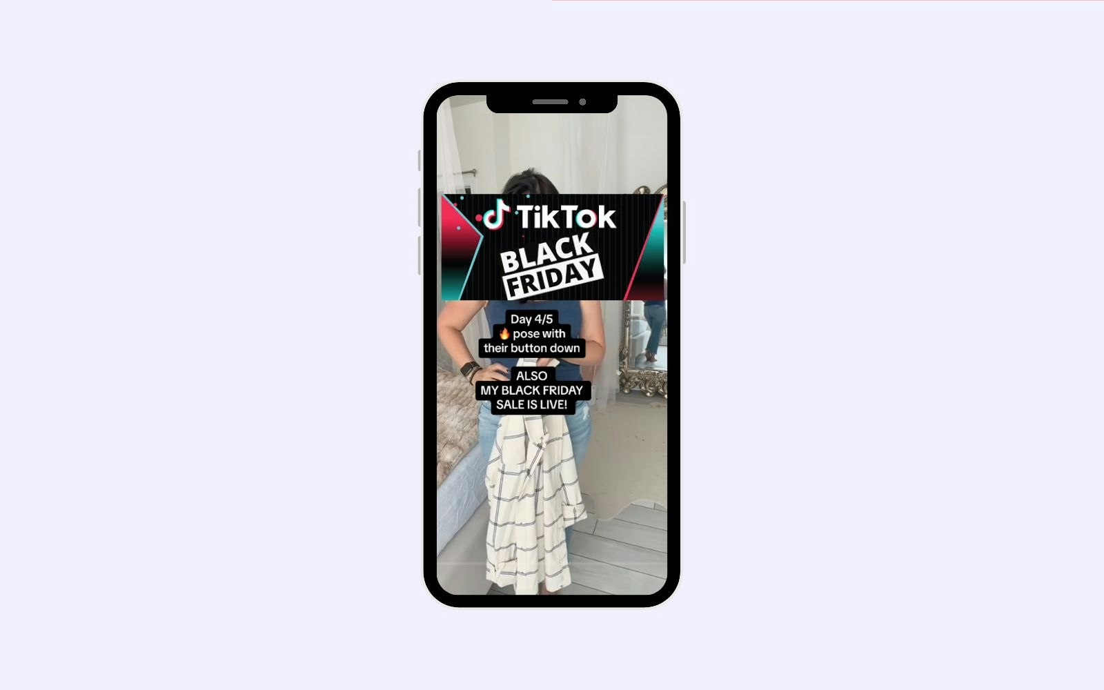 TikTok live shopping black friday 2024