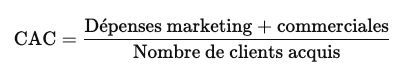 Calcul du CAC