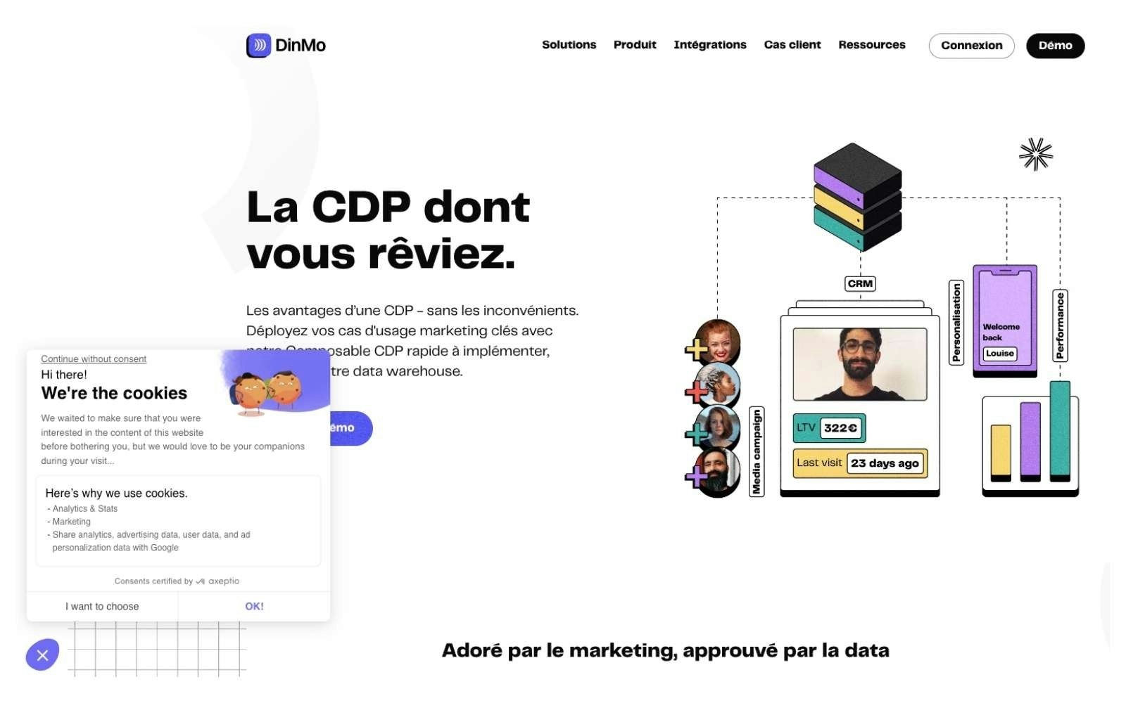 DinMo homepage