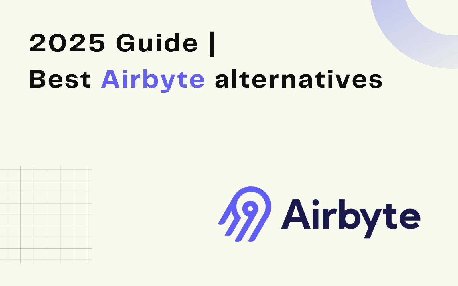 Les meilleures alternatives à Airbyte
