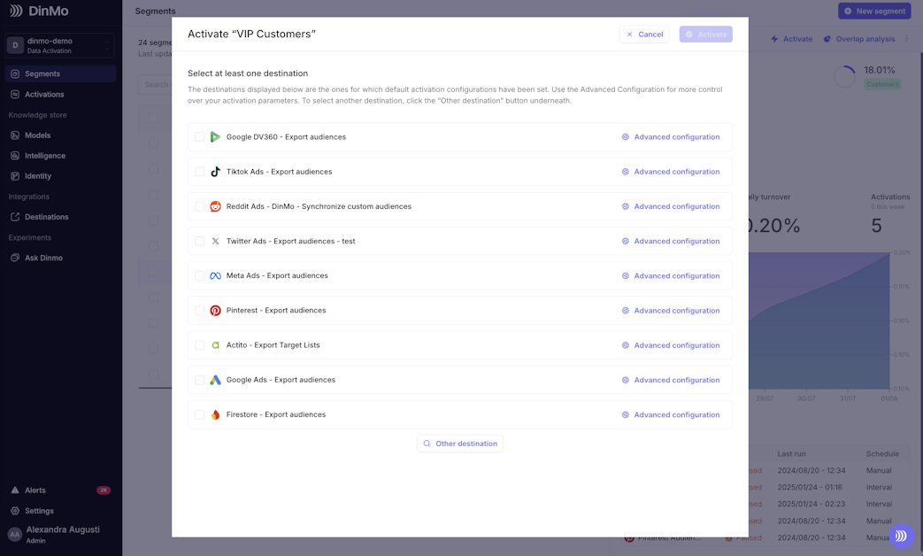 Activez vos données vers toutes vos plateformes Activez vos données vers toutes vos plateformes