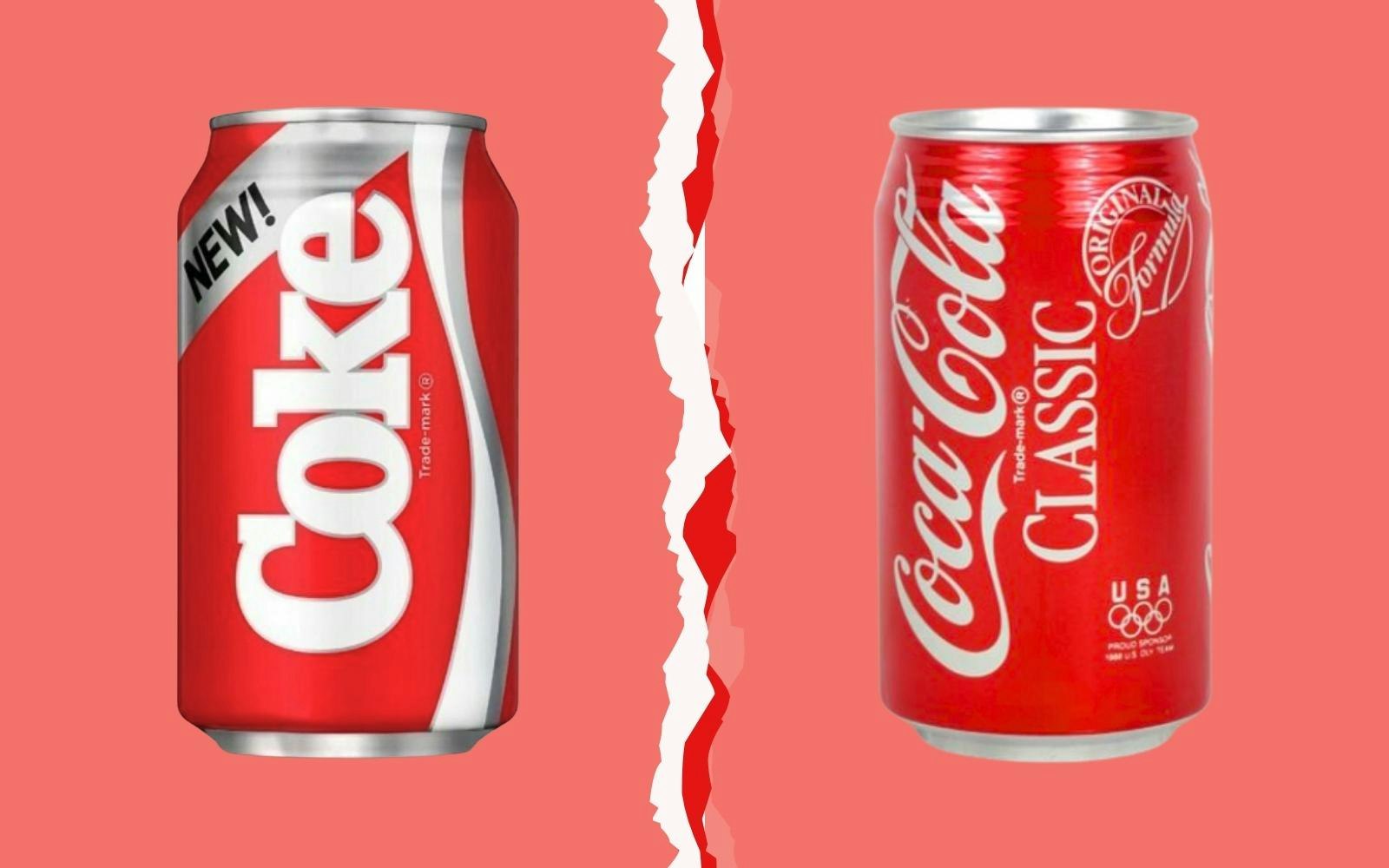 Which one do you prefer ? New Coke vs Coca -Cola classic
