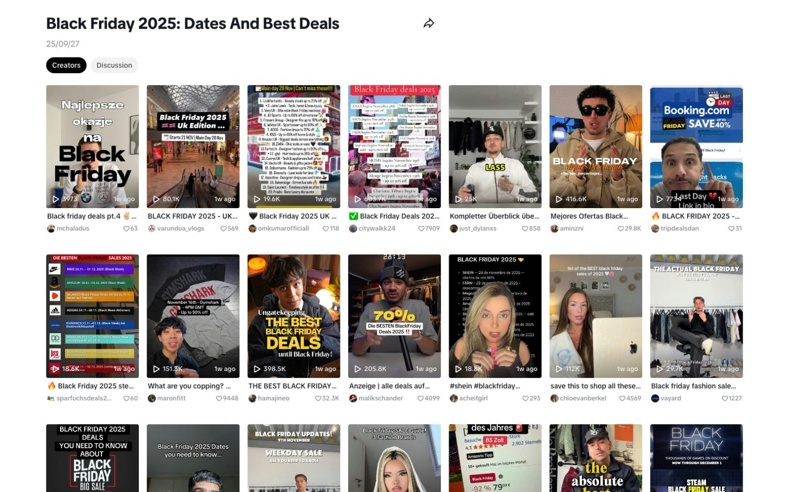 TikTok Shop Black Friday 2025