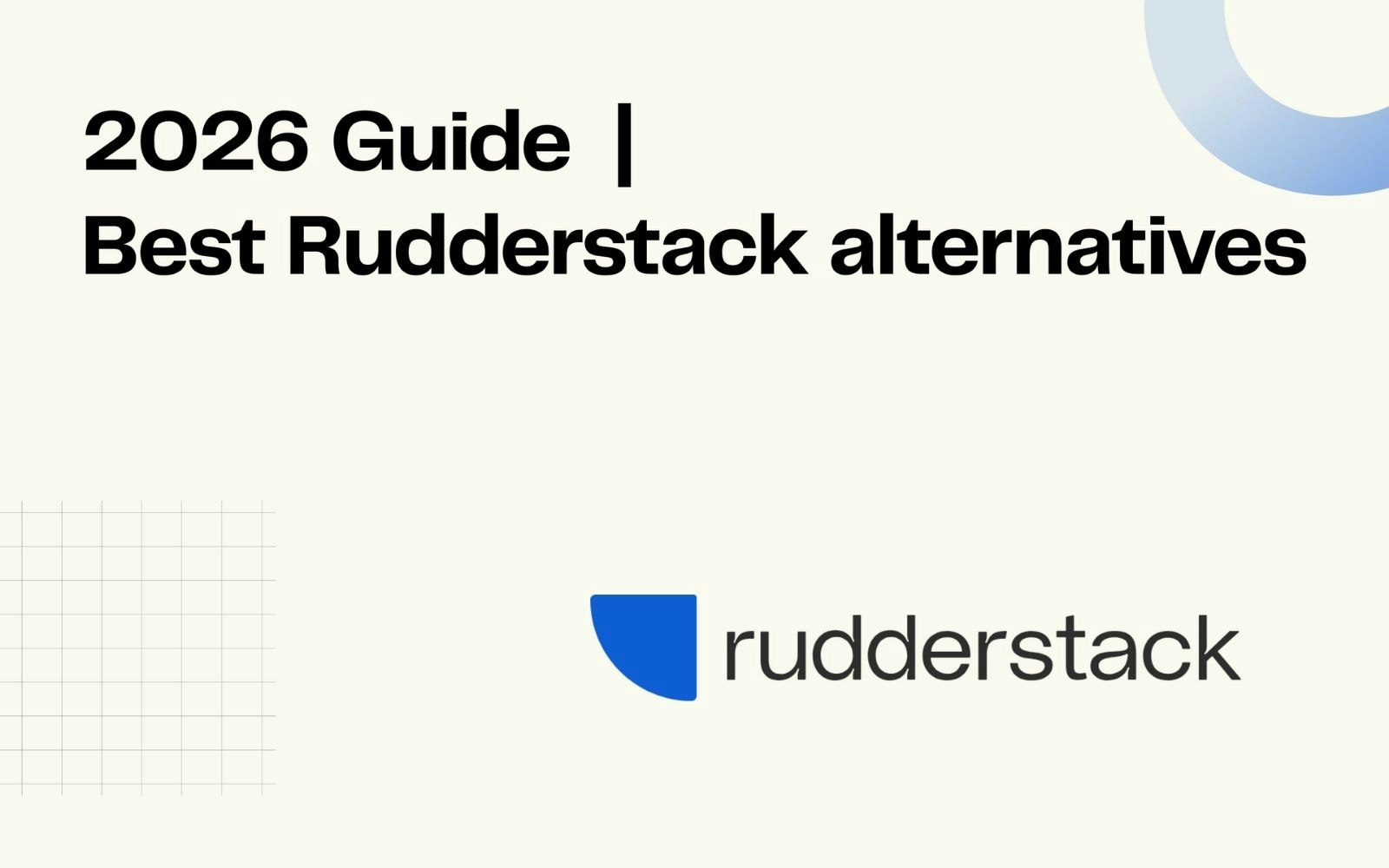 Rudderstack alternatives 2026