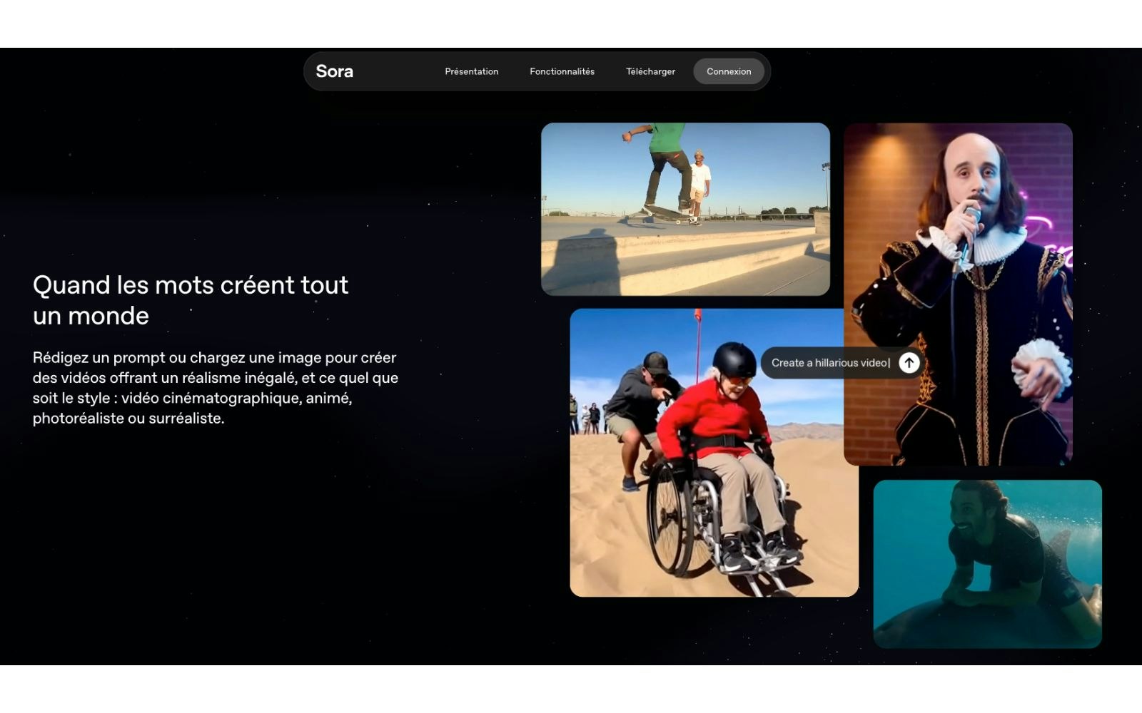 Création de vidéos avec Sora d'OpenAI