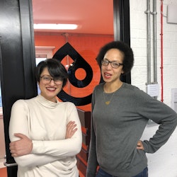 Photo of Mahnaz Yusaf, Service Designer & Feimatta Conteh, Program Manager