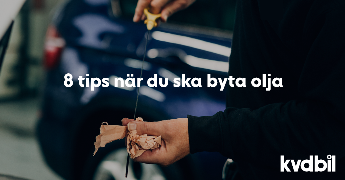  Byta olja i bilen 