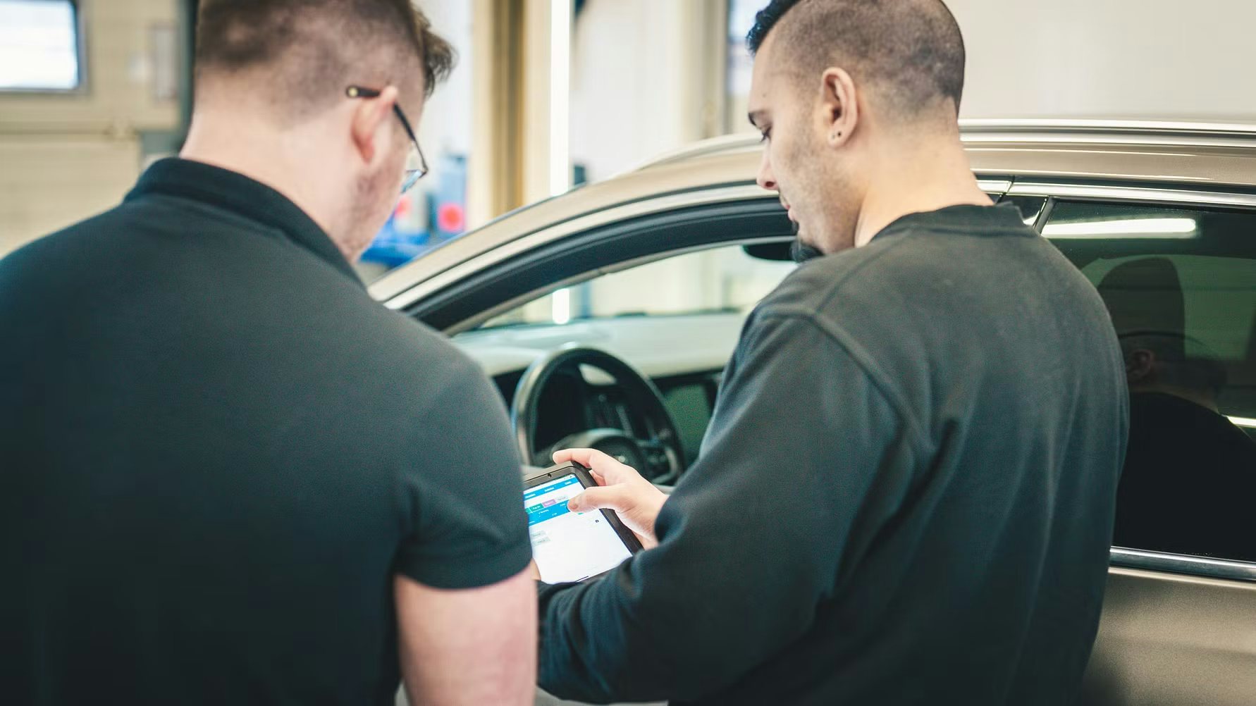 Batteritest på anläggning