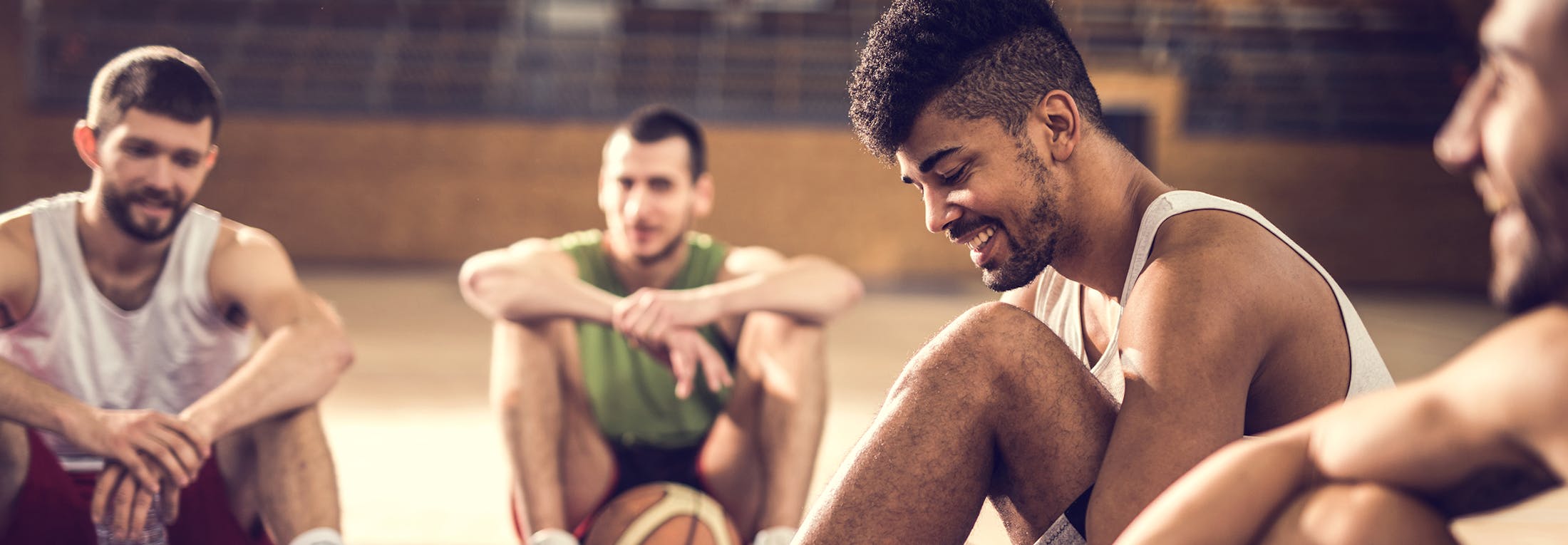 group of guys working out