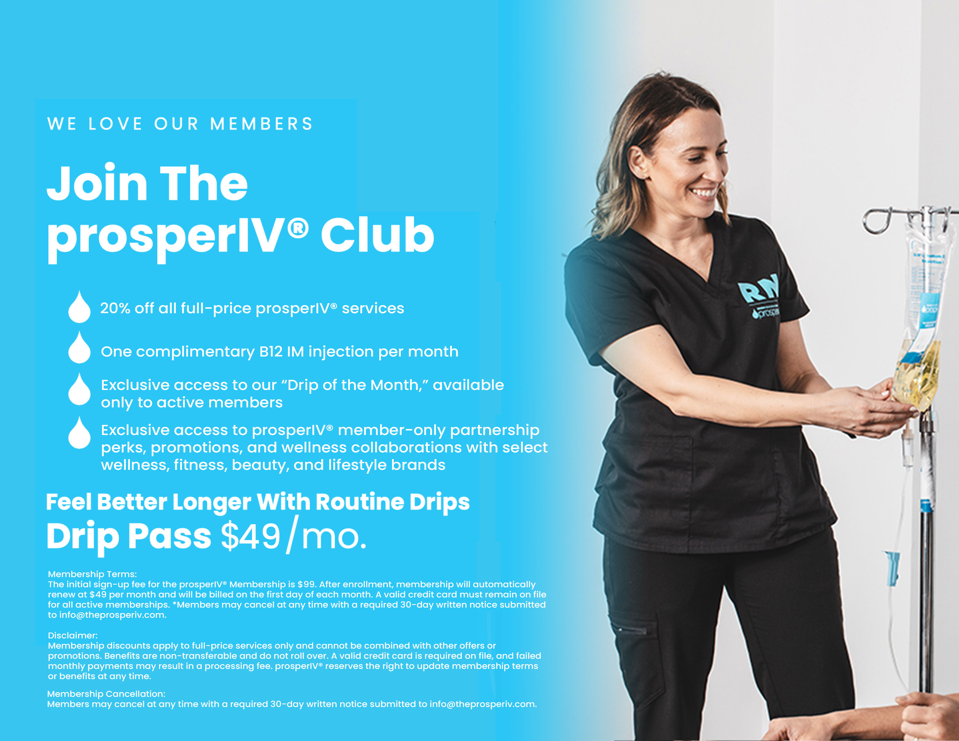 Join The prosperIV&reg; Club flyer