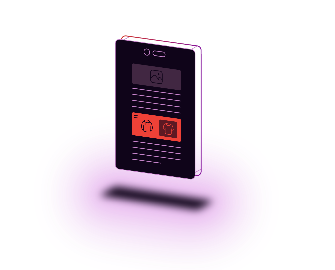 in-app section hero illustration