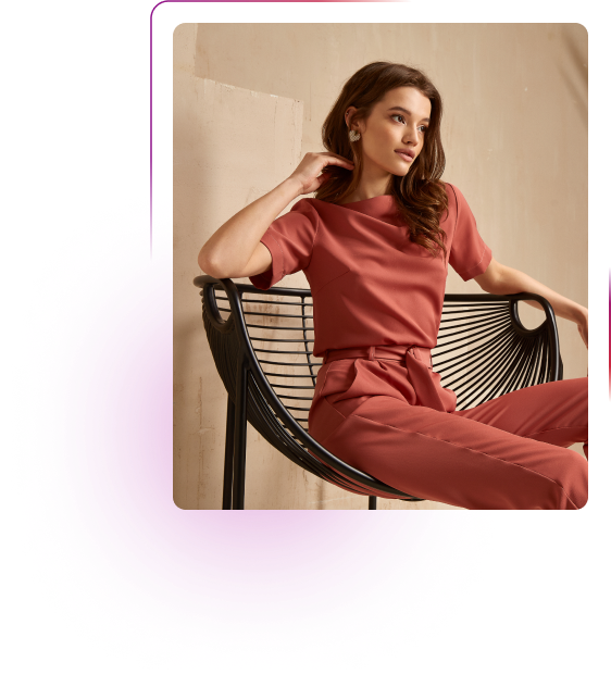 Female model sitting