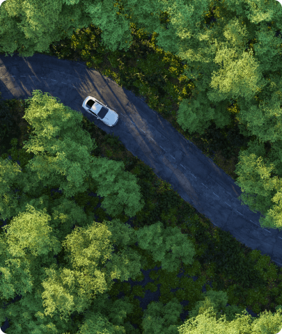 car on a road