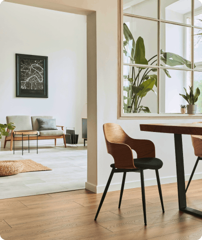 Modern apartment with designer furniture