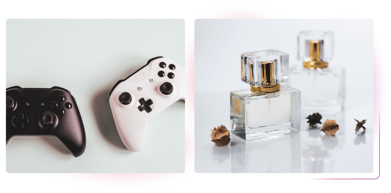 Joystick and perfumes