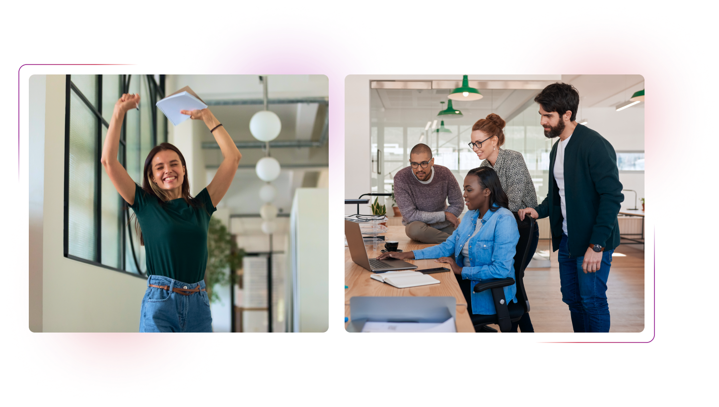People in an office