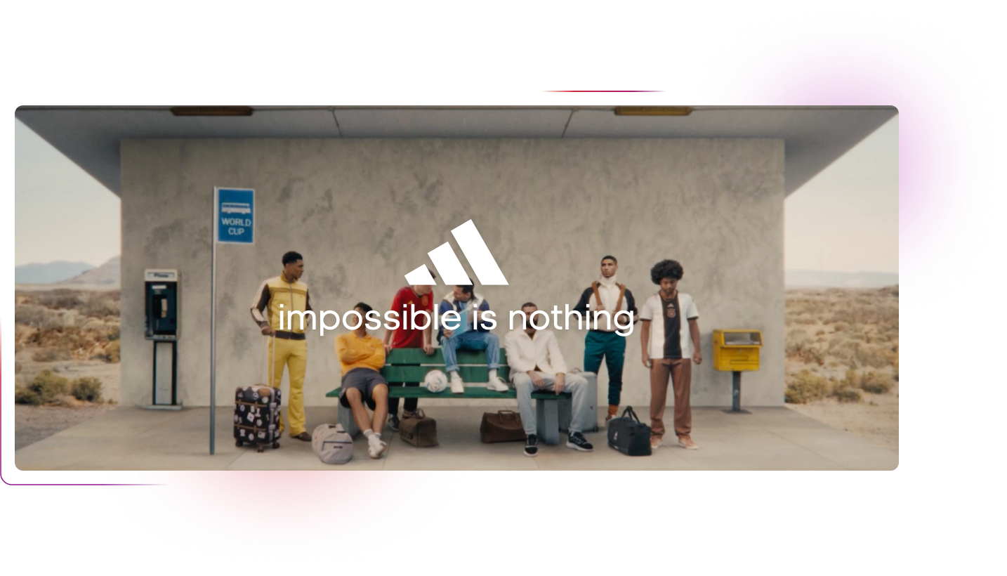 Football stars in adidas campaign