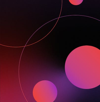 Abstract dots on purple background