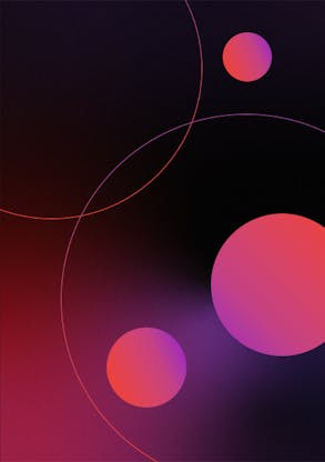 Abstract dots on purple background